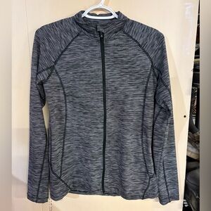 Mountain Warehouse Gray Zip-Up Athletic Performance Jacket